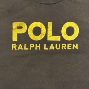 Polo by Ralph Lauren Navy Tee with Yellow Accents